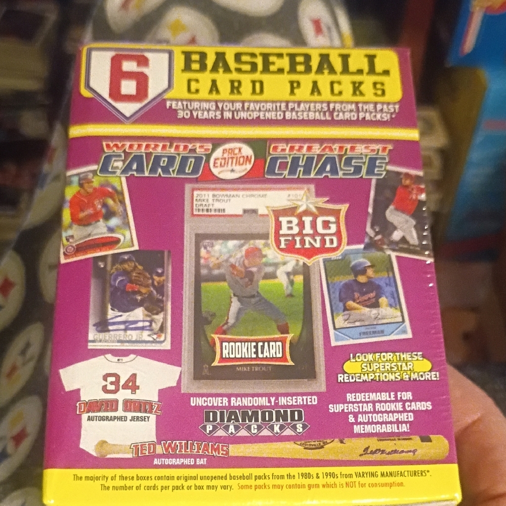 World's Greatest Chase Baseball Card Packs Edition Brand New Shirked Wrapped - Picture 7 of 14